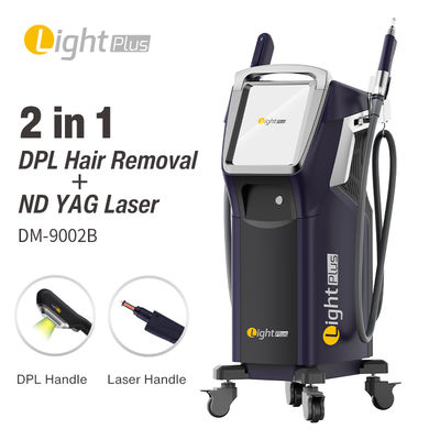 주문 2 in 1 OPT SHR IPL YAG 레이저 색소 제거 피부 젊음 탈모 미용 기계 온라인 제조