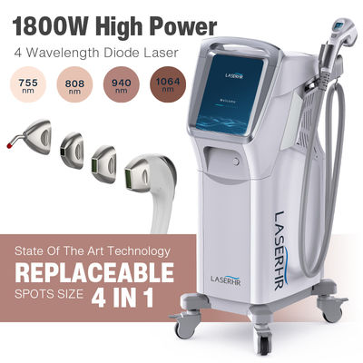 주문 4 in 1 맞춤형 808nm 알렉산드라이트 Nd Yag 임상 다이오드 레이저 제모기 판매 온라인 제조