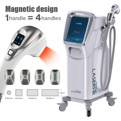 주문 4 in 1 영구 다이오드 레이저 탈모 기계 고전력 조정 스팟 크기 온라인 제조